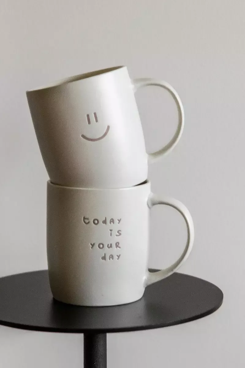 Gusta - Mok met Smiley, 340ml