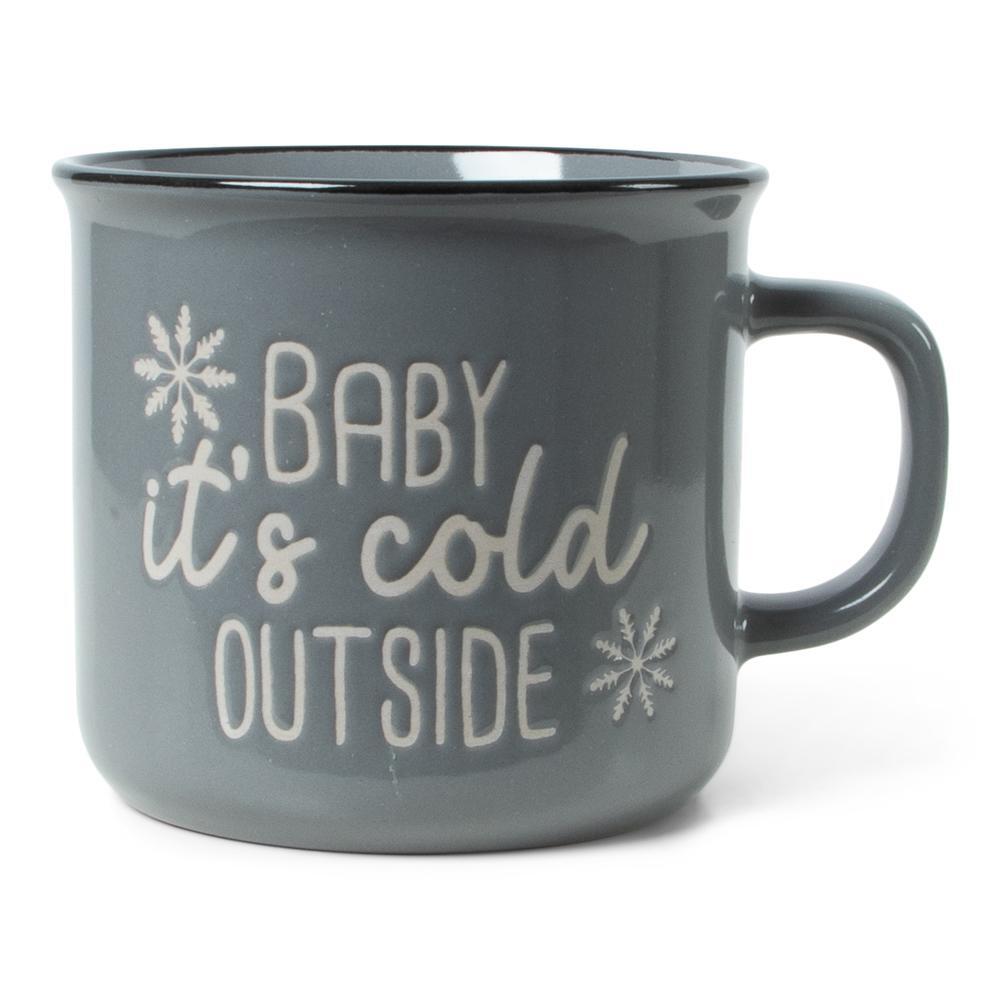 Jens Living - Retro mok 'Baby It's Cold Outside', 285ml