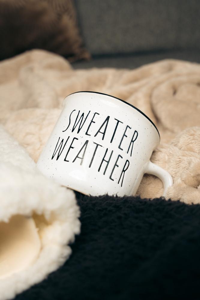 Jens Living - Retro mok 'Sweater Weather', 285ml