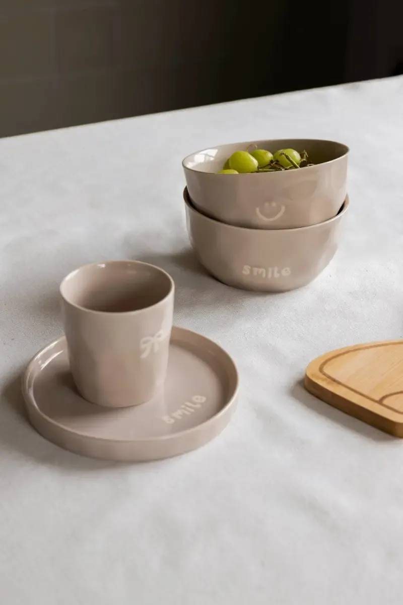 Gusta – Kom Enjoyables Smile, Set van 2, Ø13,5 cm