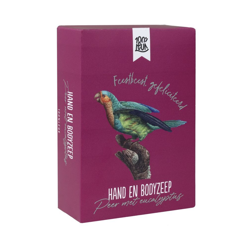Hand en bodyzeep 'Feestbeest' – 100% Leuk