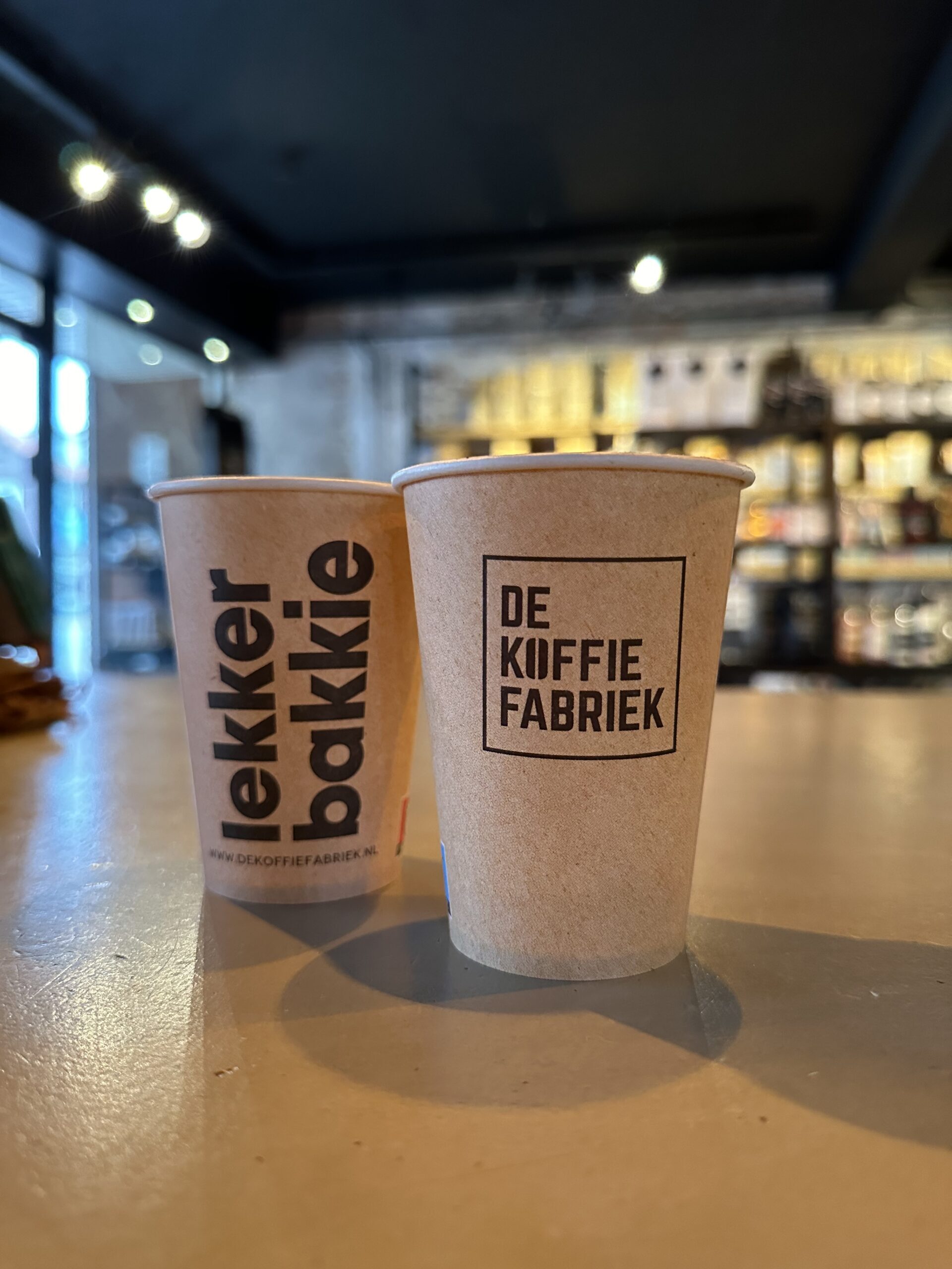 Koffiebeker De Koffiefabriek Lekker Bakkie - Low PE - 100 x 180ml