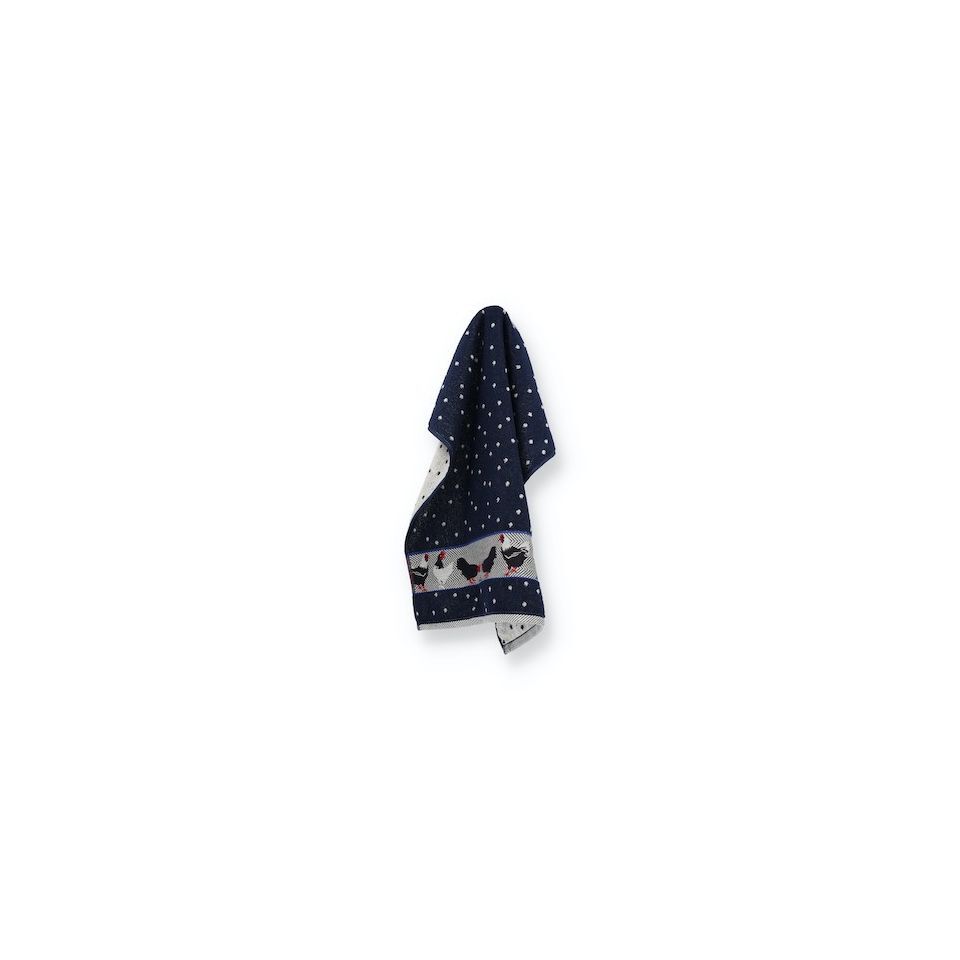 Bunzlau Castle - Keukendoek Donkerblauw, 'Kip'