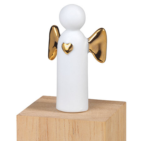 Räder, Geluksdoosje Angel to Go, houten doosje met engeltje