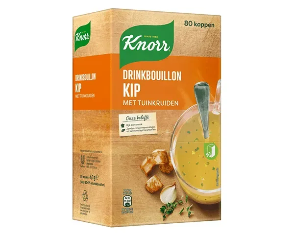 Knorr Drinkbouillon Kip 80 zakjes