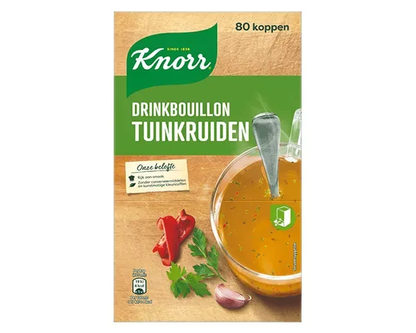 Knorr Drinkbouillon Tuinkruiden 80 zakjes