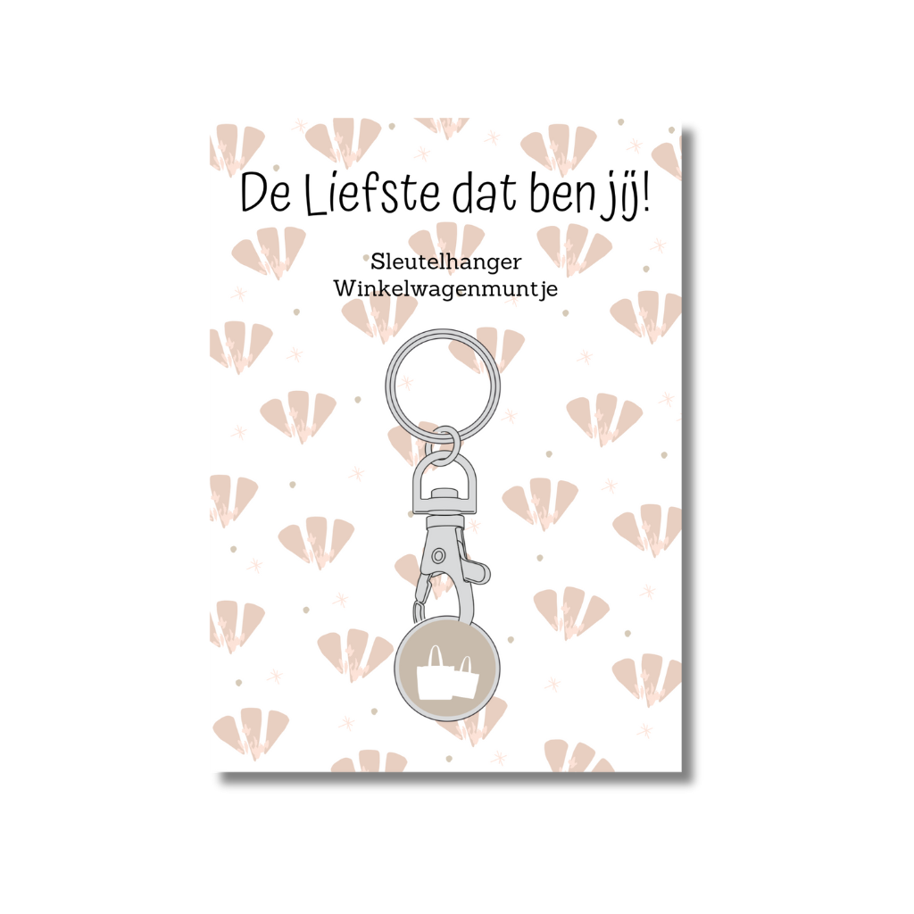 The Big Gifts - Winkelwagenmuntje 'De liefste dat ben jij'