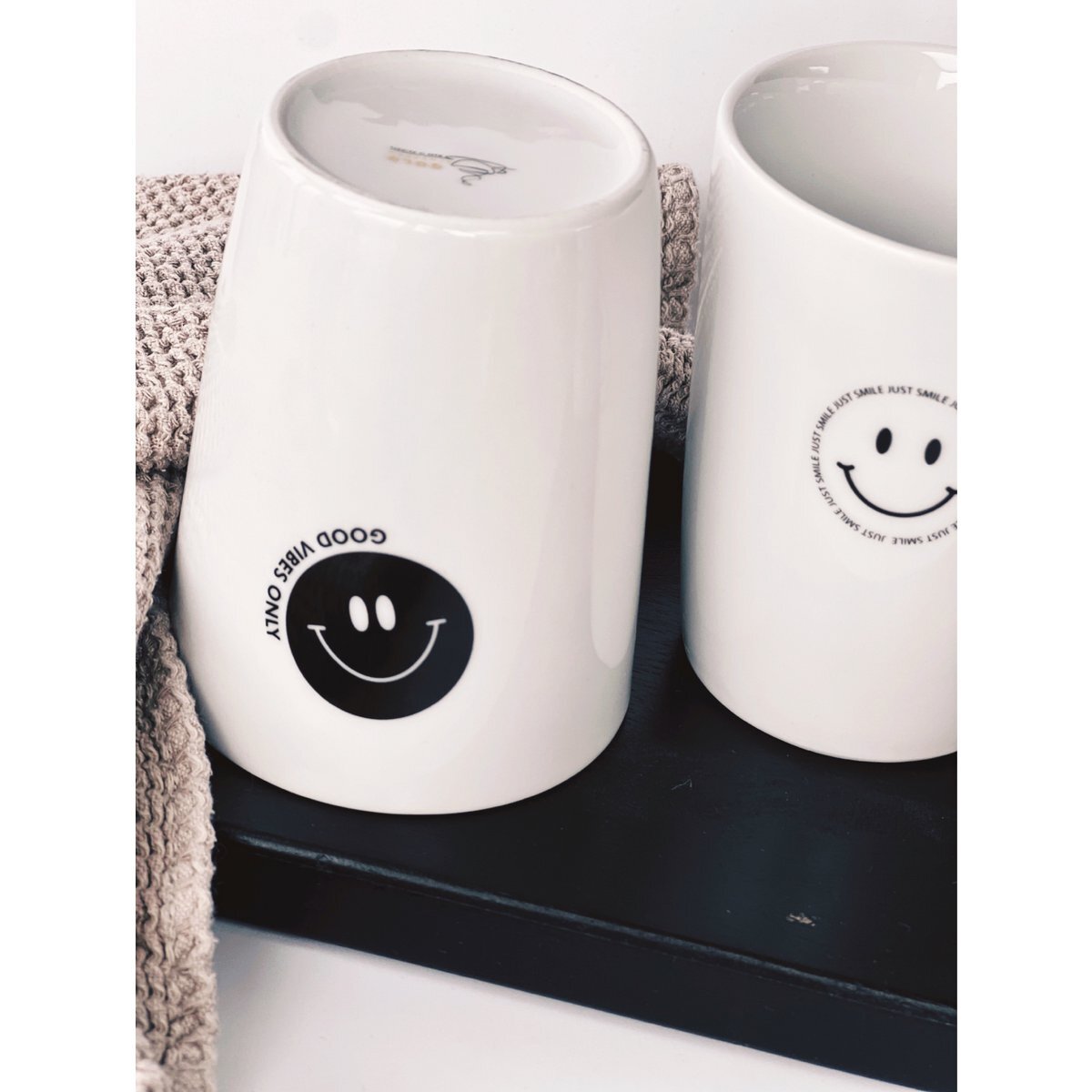 Mok 'Good Vibes Only', 280ml - Goldscherben