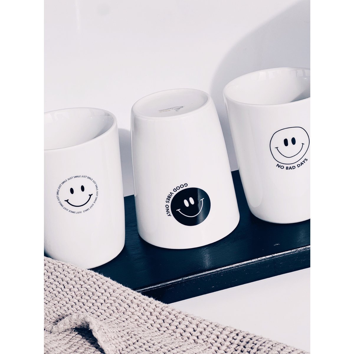 Mok 'Good Vibes Only', 280ml - Goldscherben