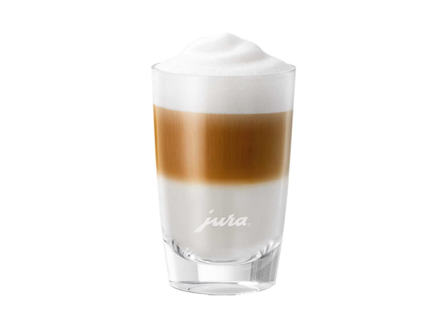 JURA Latte Macchiato glas - Laag (set met 2 stuks)