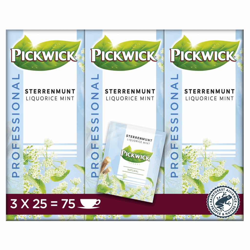 Pickwick Sterrenmunt, 75x2g met envelop