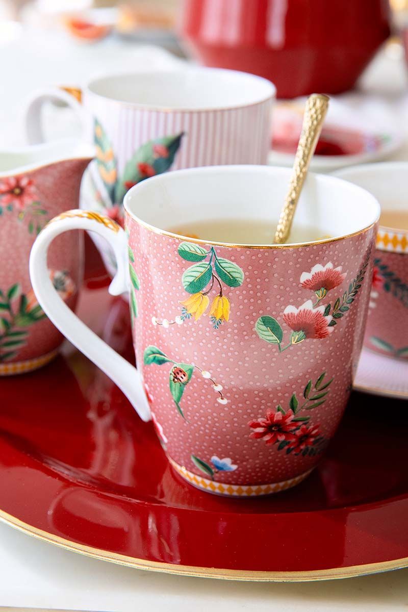 Pip Studio -  La Majorelle Roze, Mok Groot, 350 ml