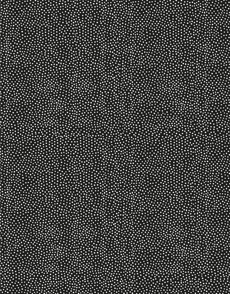 Rol cadeaupapier zwart met witte dots – Zoedt