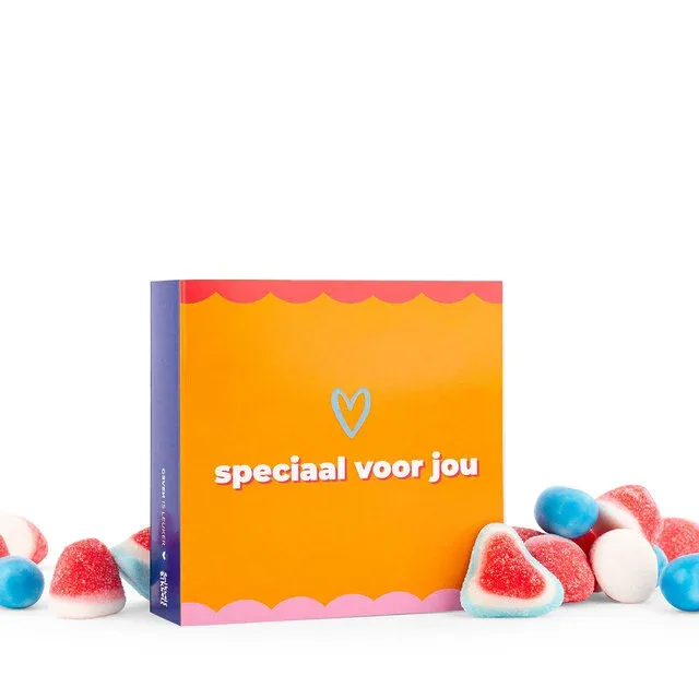 Geven is Leuker - Snoepkaart 'Speciaal voor jou'.