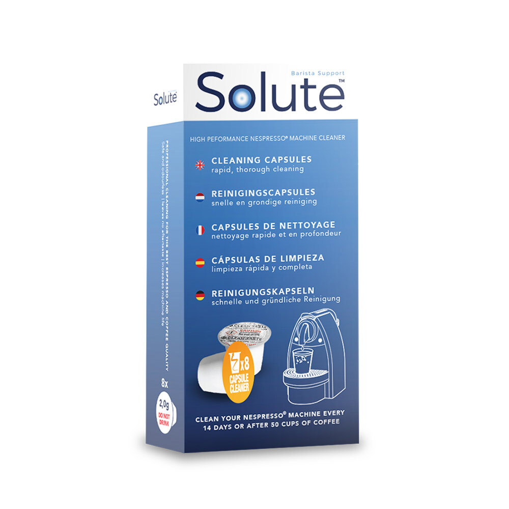 Solute capsule reiniger voor Nespresso