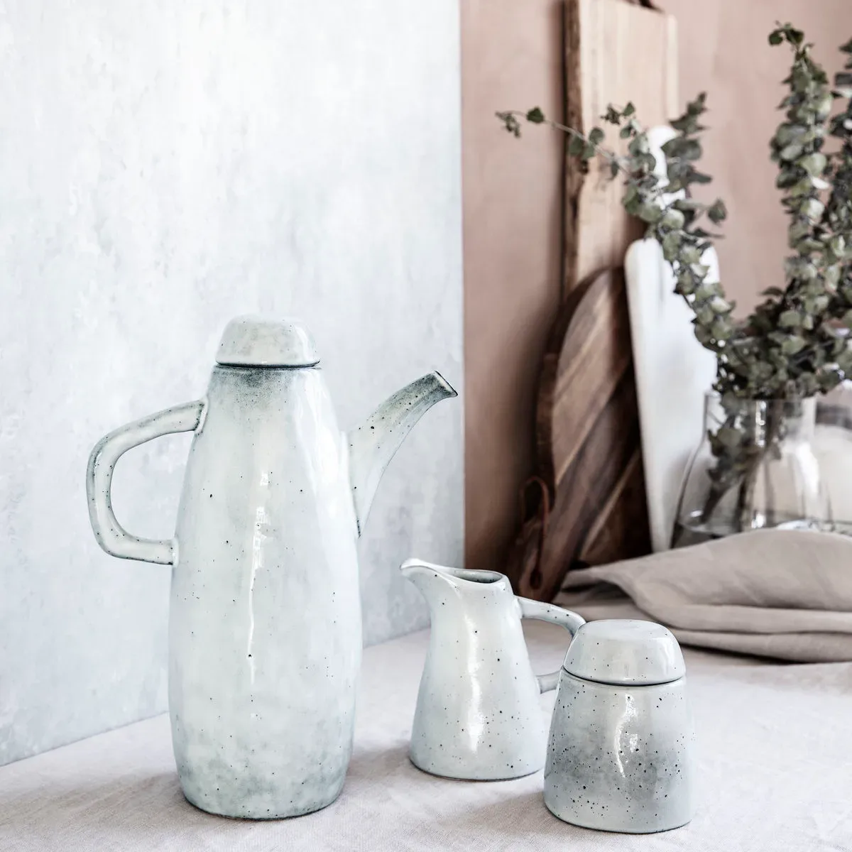 House Doctor - Sugar bowl Rustic, Grijs/Blauw
