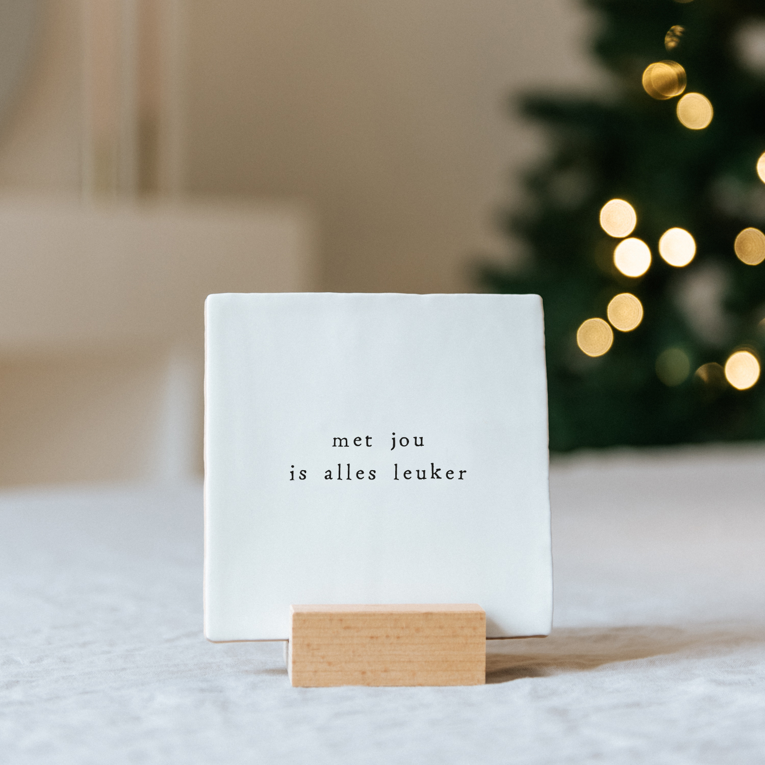 Tegeltje ‘met jou is alles leuker’, IKPAKJEIN