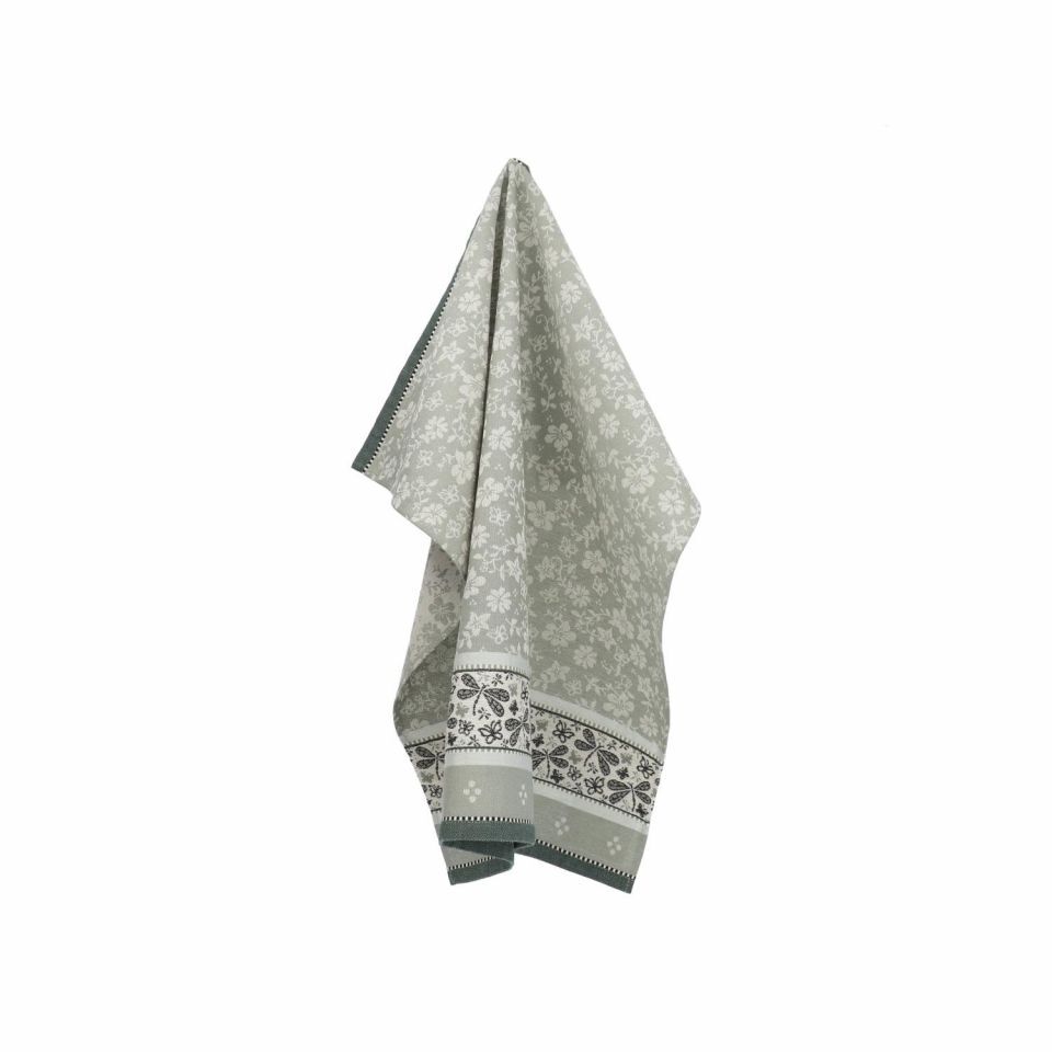 Bunzlau Castle - Keukendoek Donkergroen, 'Dragonfly'