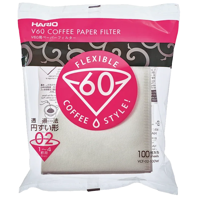 Hario – V60 Filterpapier Wit, 02, 100st.
