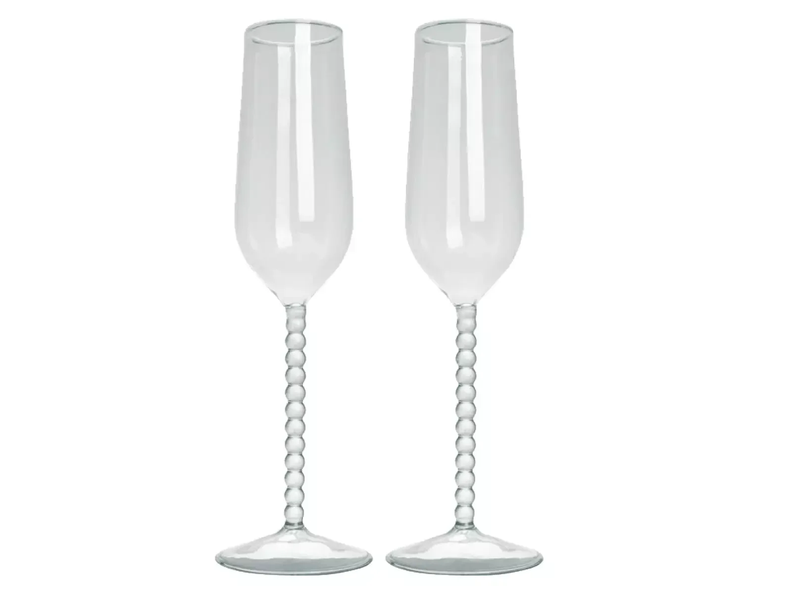 Gusta – Bubble Champagneglazen, 200ml, Set van 2