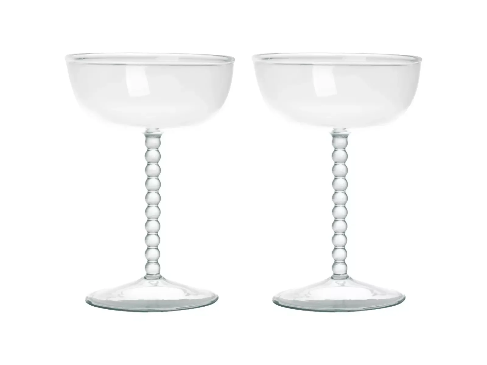 Gusta – Bubble Cocktailglazen, 130ml, Set van 2