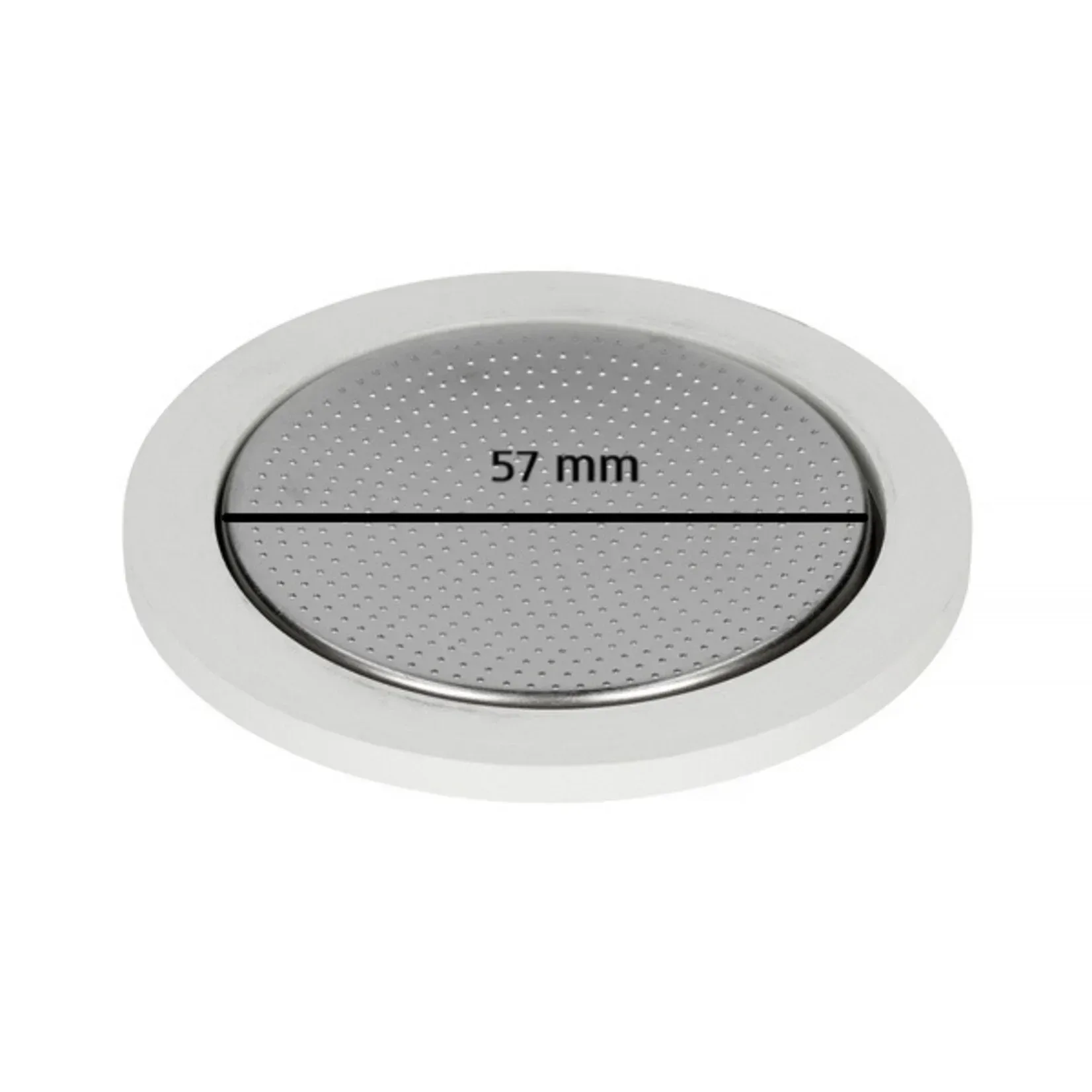 Bialetti -  Filterplaatje + Siliconen Ring, 6/c RVS