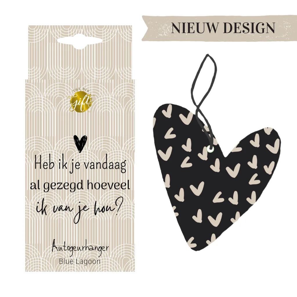 The Big Gifts - Autogeurhanger 'Hoeveel ik van je hou'
