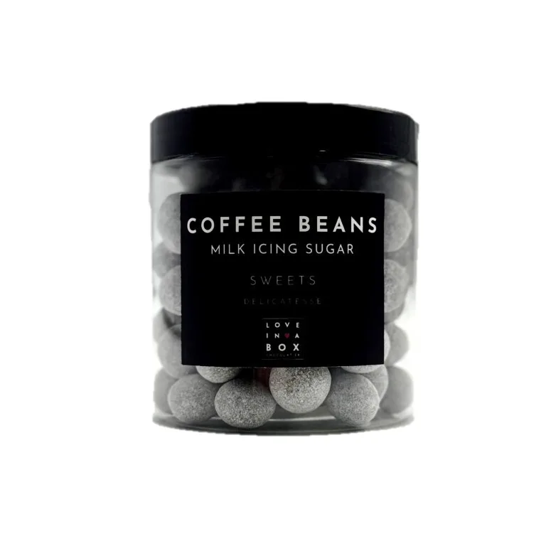 Love in a box - Koffiebonen Melk & Icing sugar, 150gr