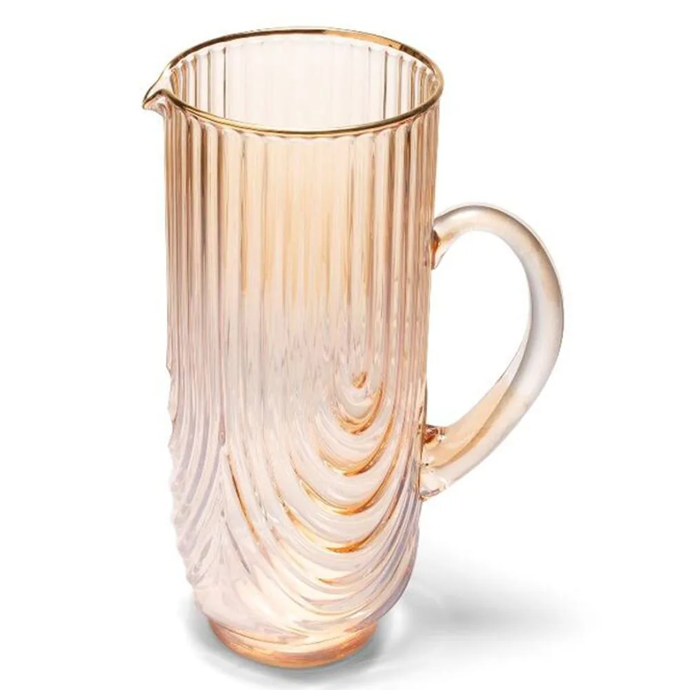 Vondels - Karaf Ripple, Amber, 23.5cm