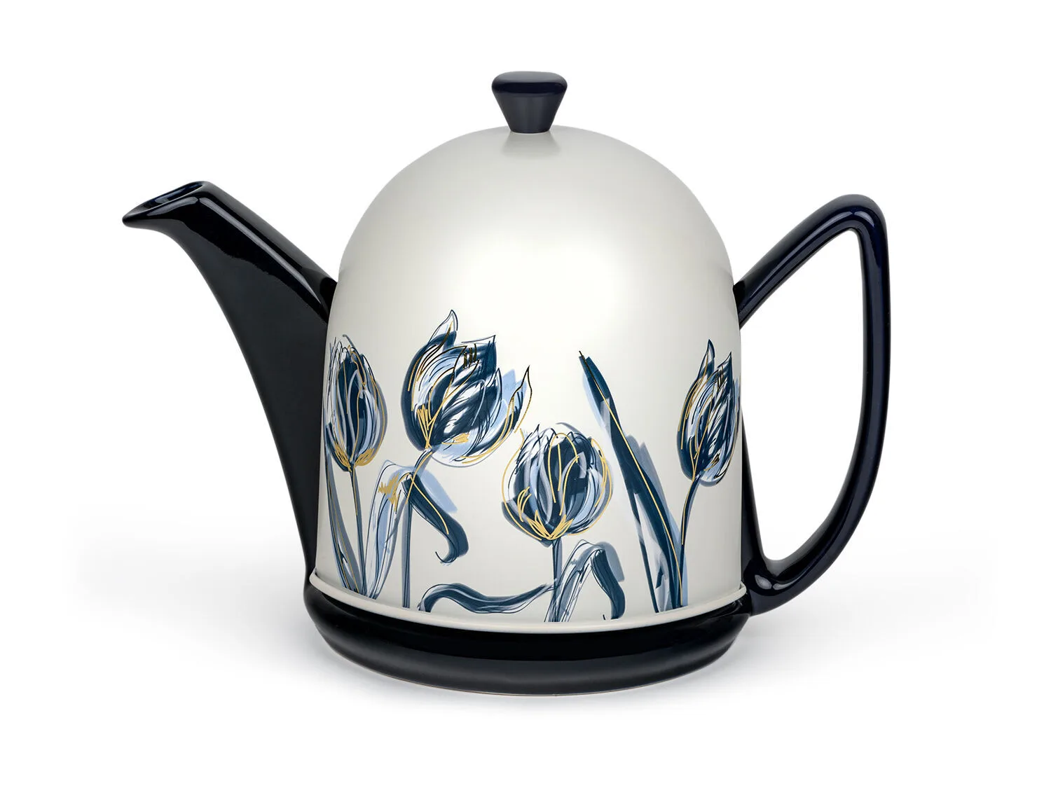 Bredemeijer Cosy Manto Tulip Blauw theepot - limited jubileum edition