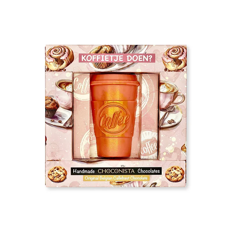 Choconista - Chocoladecadeau 'Koffietje doen?', 80gr