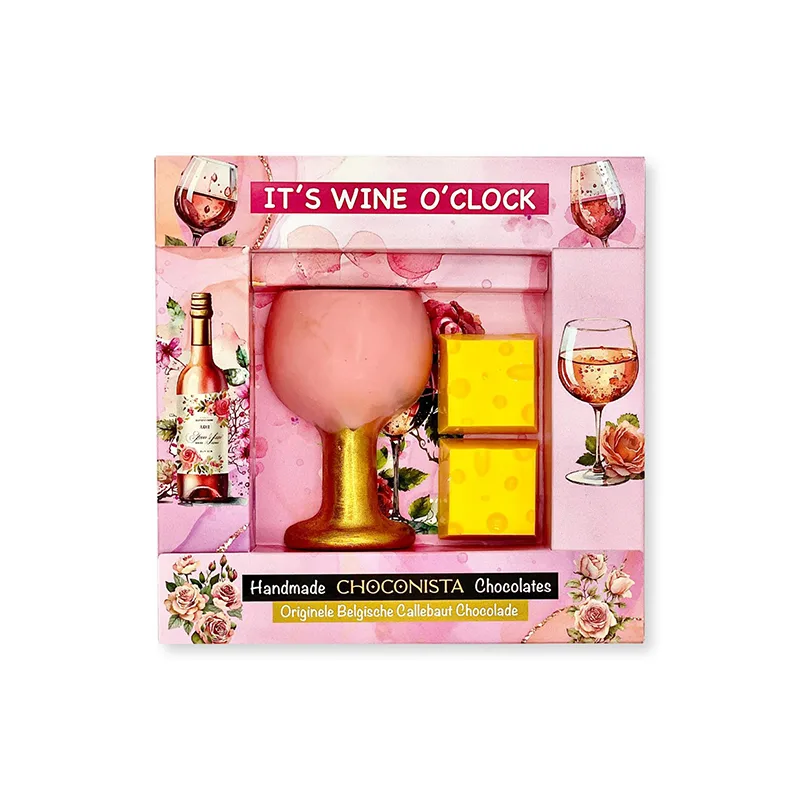 Choconista - Chocoladecadeau 'It's wine o'clock', 90gr