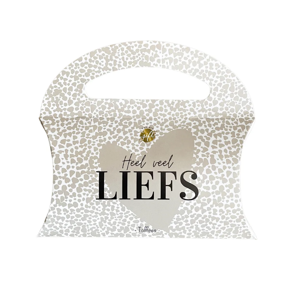 The Big Gifts - Snoep tasje, 'Veel Liefs'