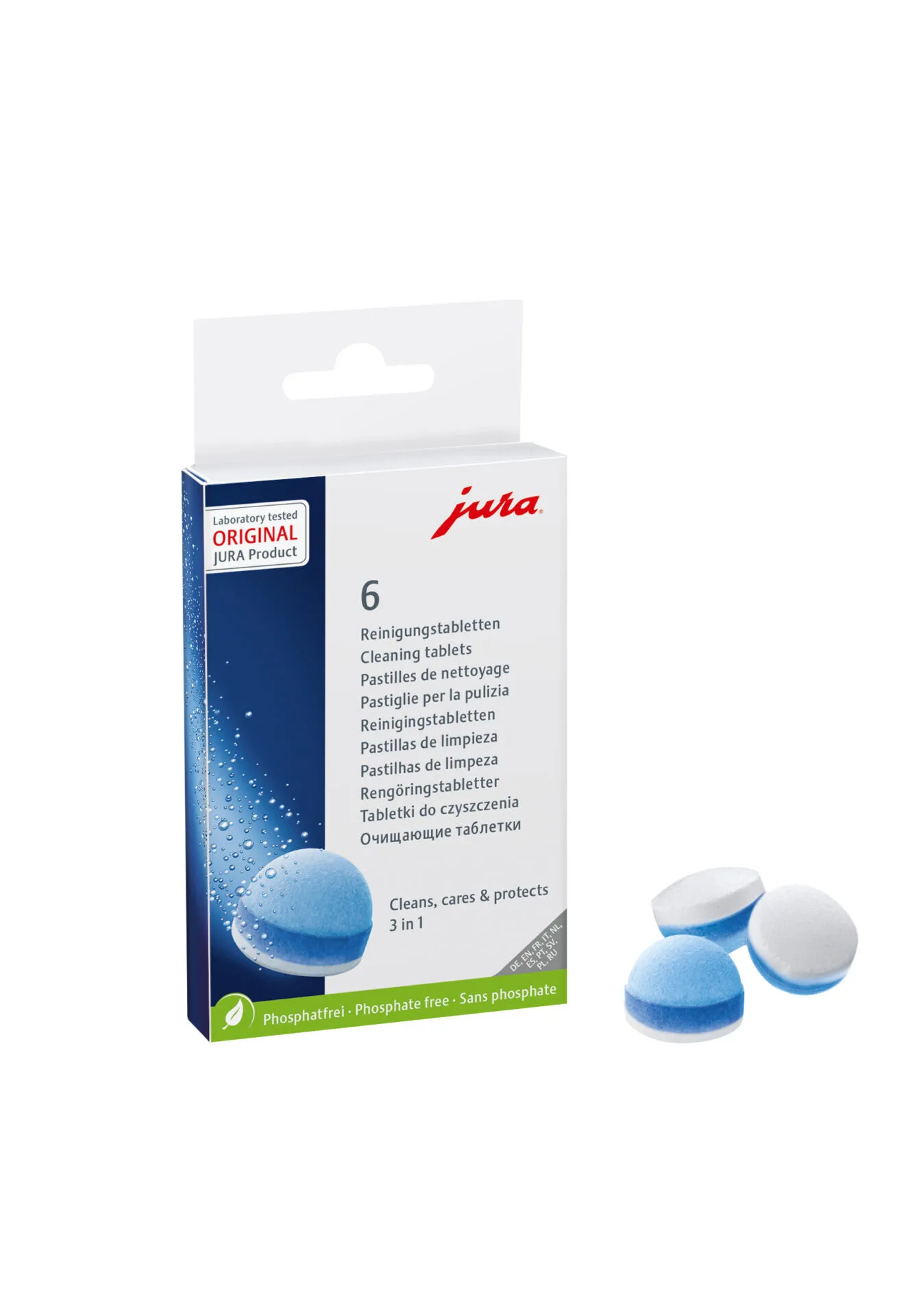 JURA 3 in 1 reinigingstablet 6 stuks