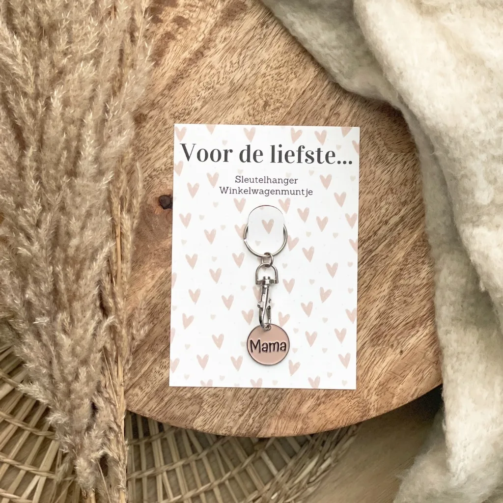The Big Gifts - Winkelwagenmuntje 'Voor de liefste Mama'