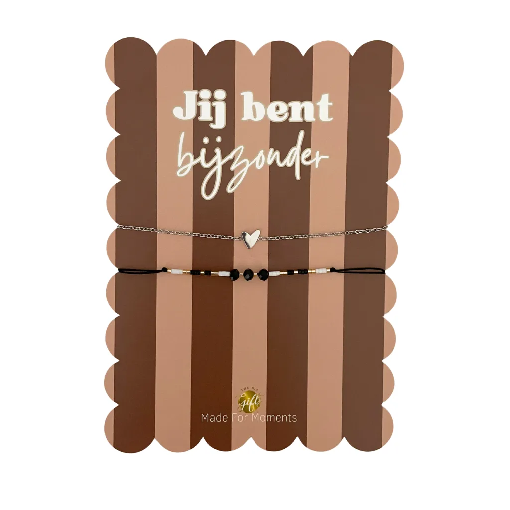 The Big Gifts - Armband set Jij bent bijzonder