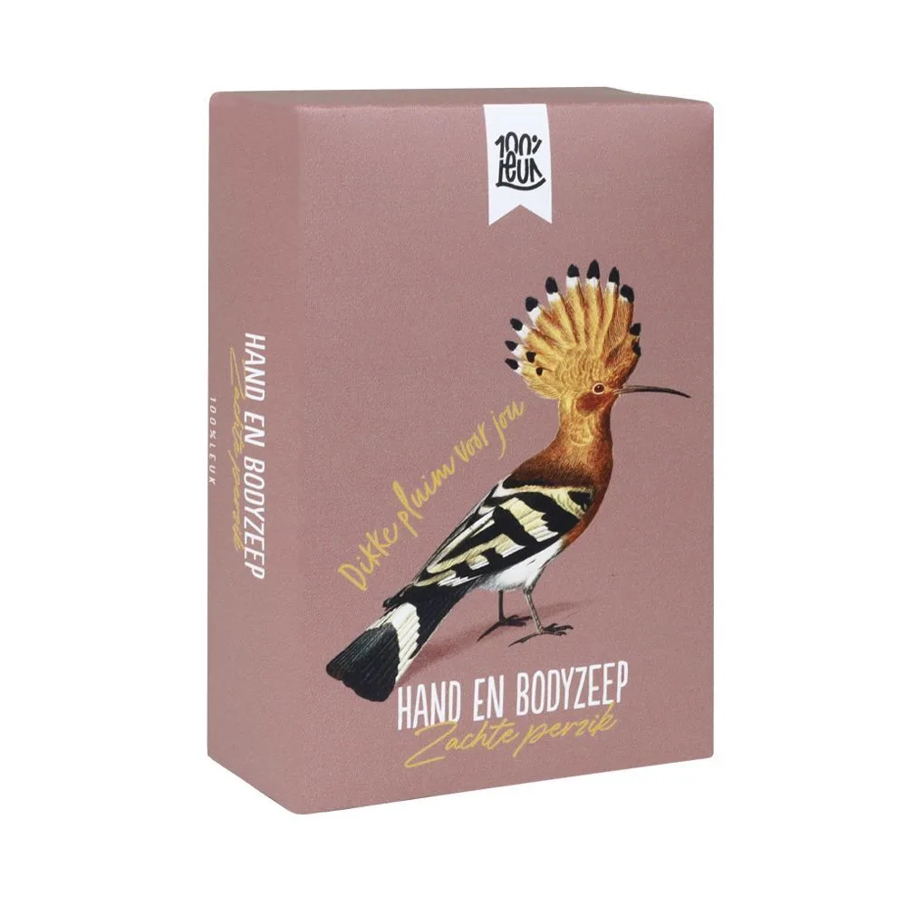 Hand en bodyzeep 'Dikke pluim' – 100% Leuk