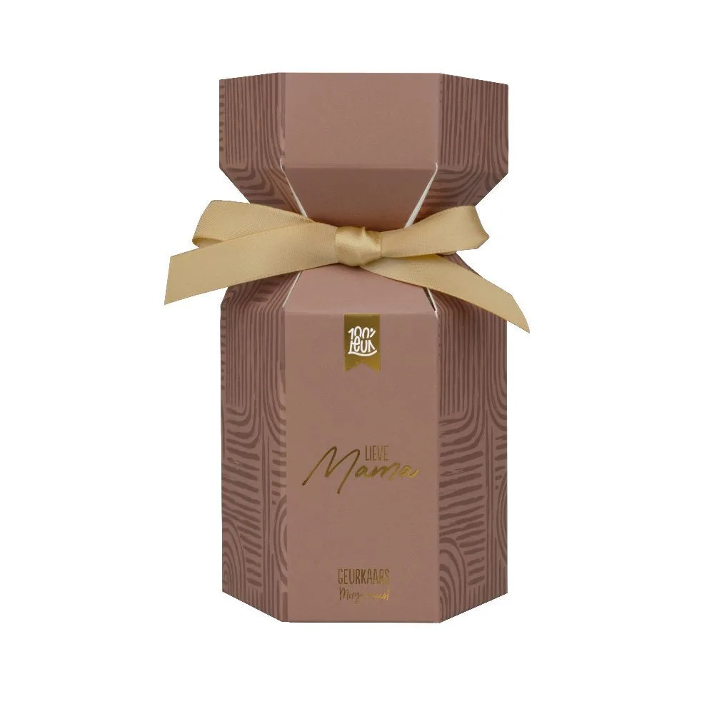 Geurkaars in cadeauverpakking 'Mama' – 100% Leuk