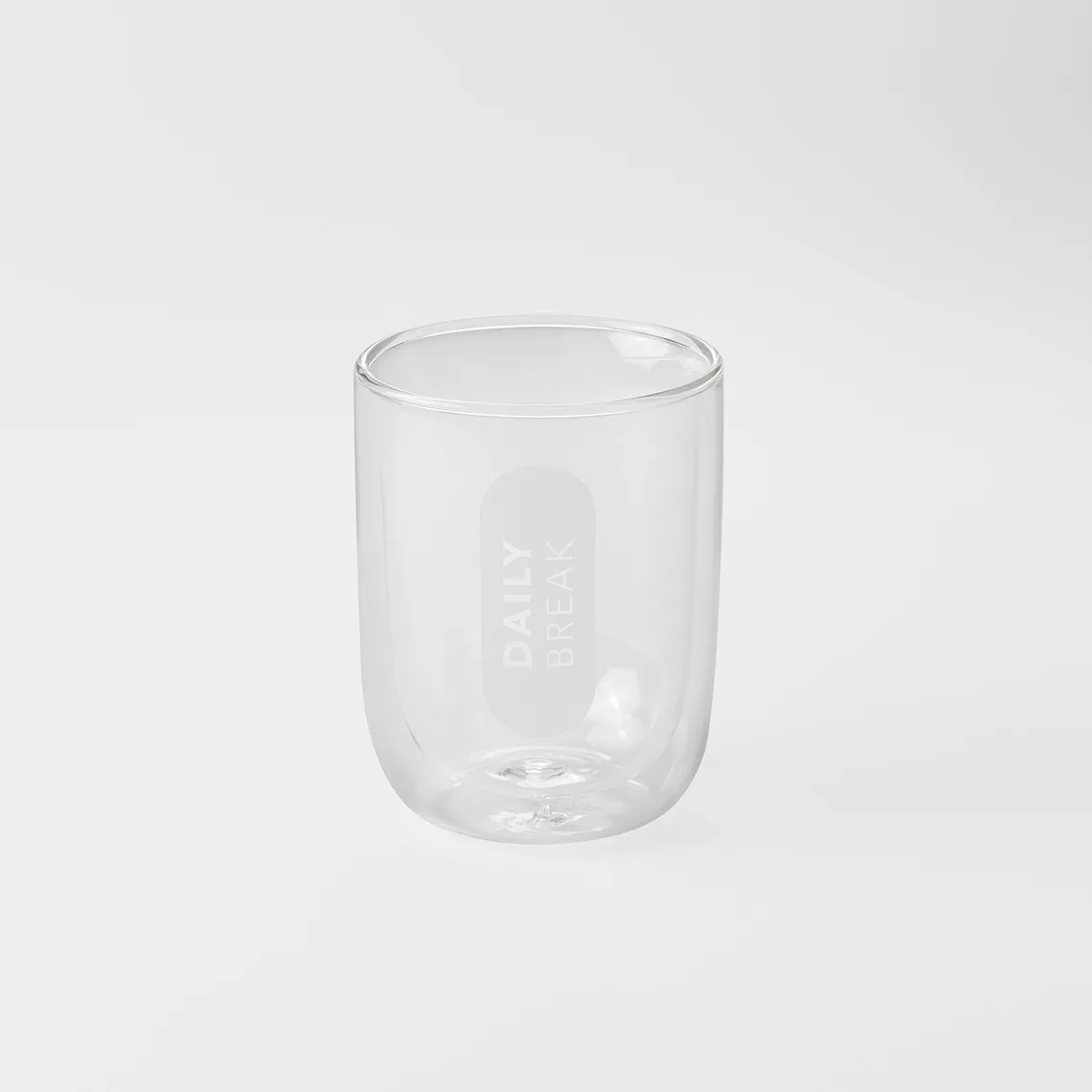 Räder, Dubbelwandig glas Daily Break, 220ml