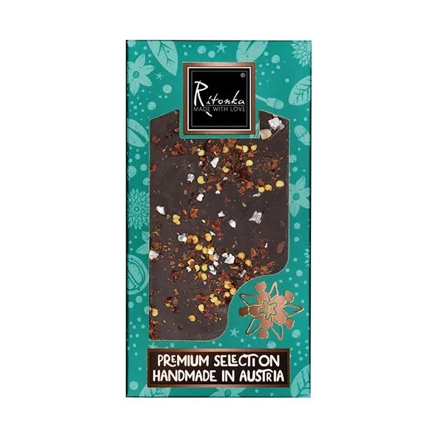 Ritonka Premium pure chocolade - zout, chili