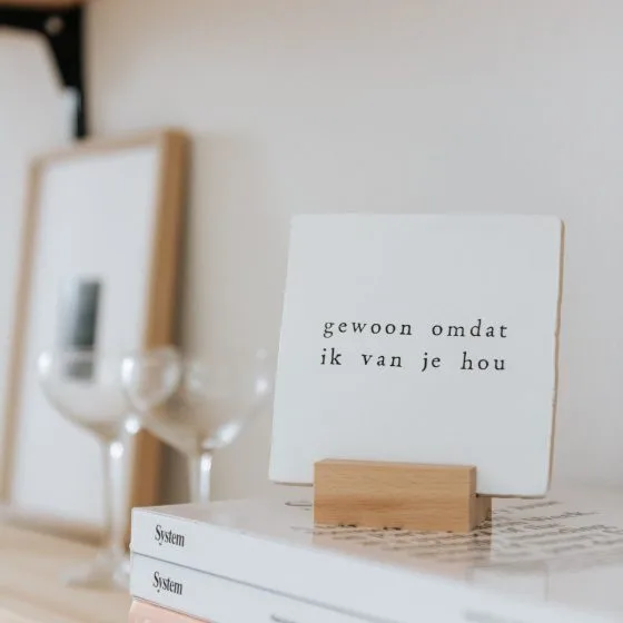 Tegeltje ‘gewoon omdat ik van je hou’, IKPAKJEIN