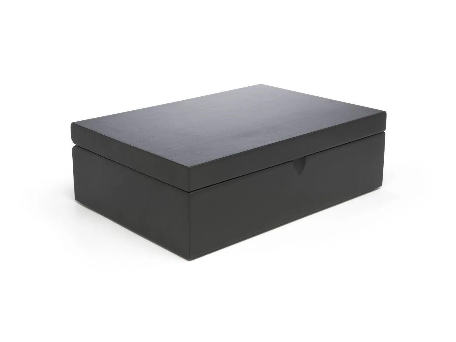 Bredemeijer, Theedoos bamboe met 6 blikjes, zwart