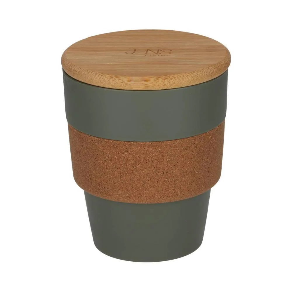 Koffiebeker Jake, groen, gerecycled PP, Jens Living