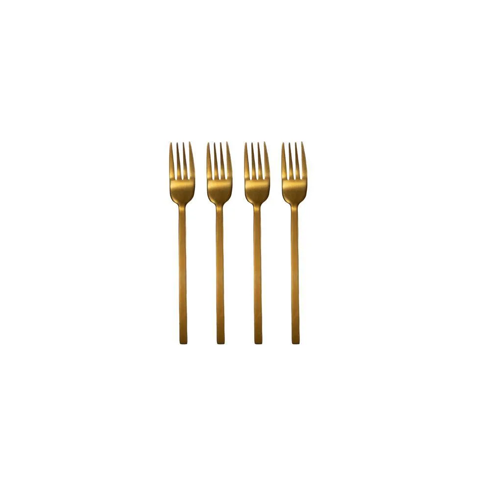 LEEFF, vorkjes roze goud Charlot, set van 4