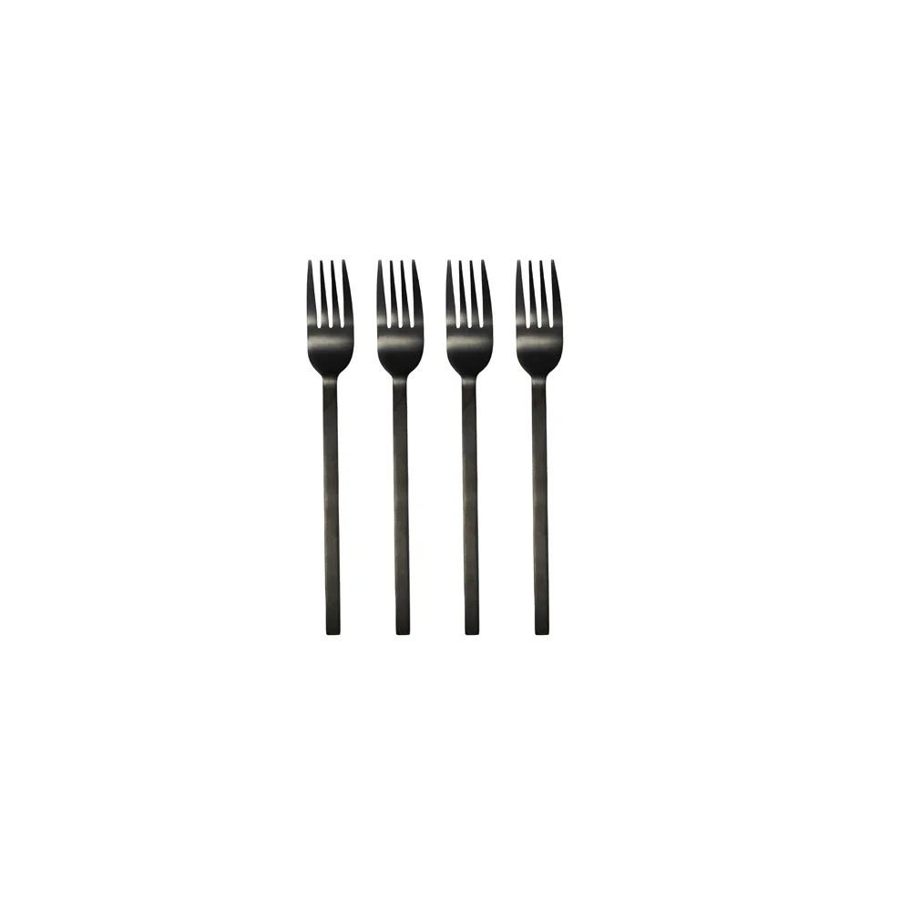 LEEFF, vorkjes zwart Charlot, set van 4