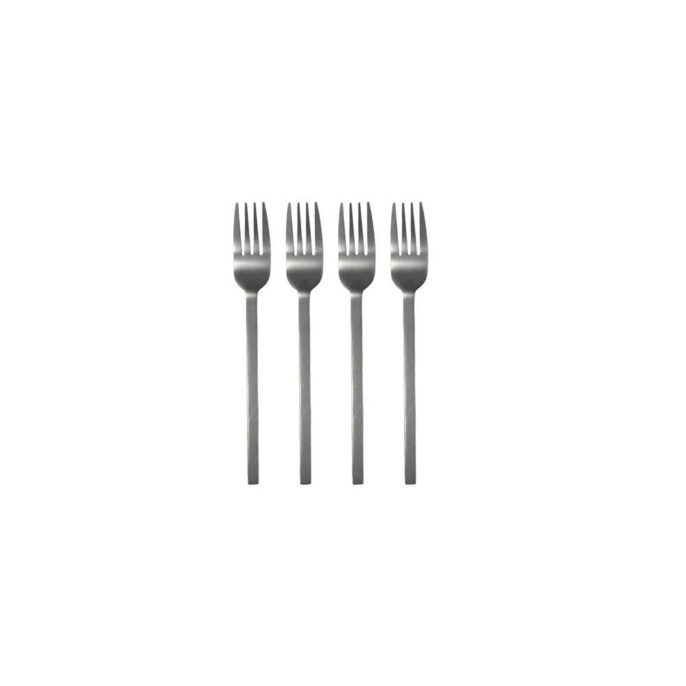 LEEFF, vorkjes zilver Charlot, set van 4