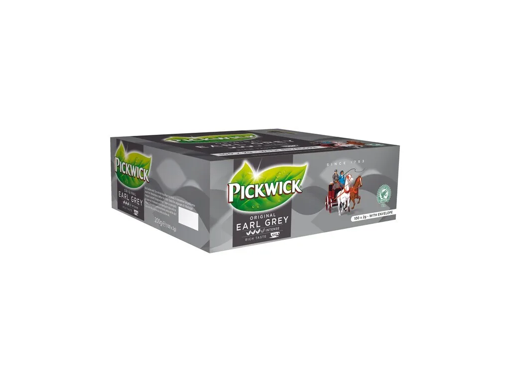 Pickwick Earl Grey, 100x2gram met envelop UTZ