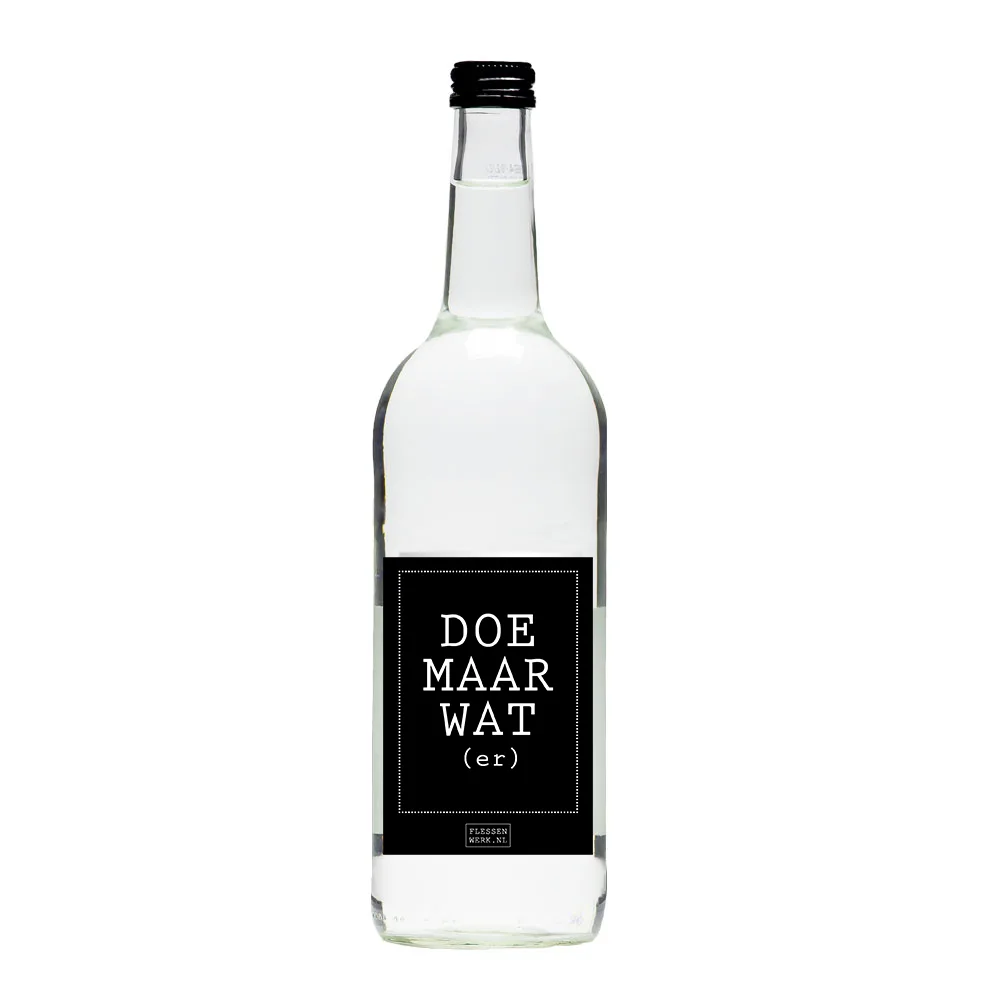 Doe maar wat(er) - Bruiswater, Flessenwerk