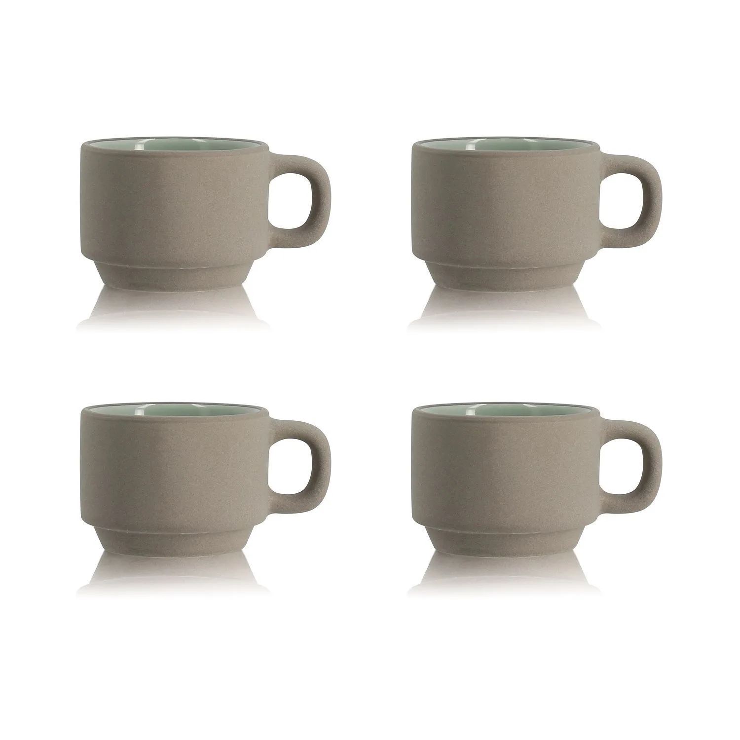Set van 4 kopjes 10cl Ogo Living