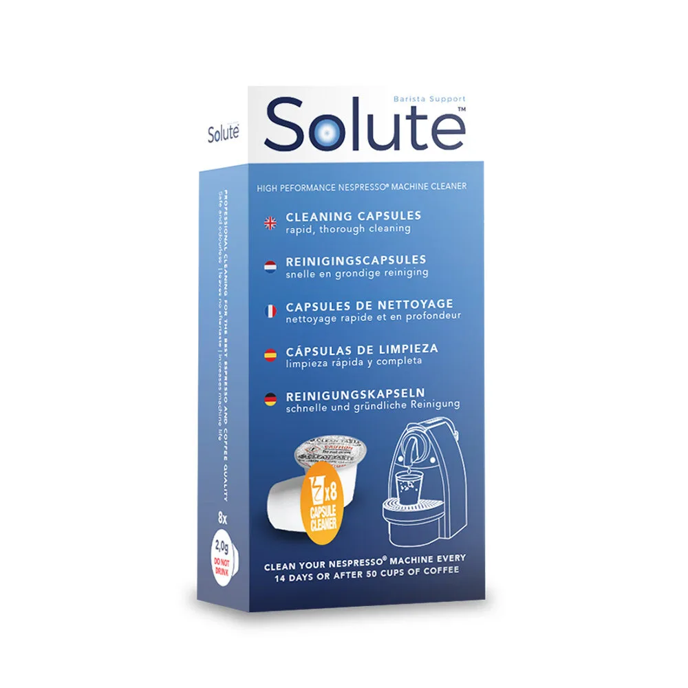 Solute capsule reiniger voor Nespresso